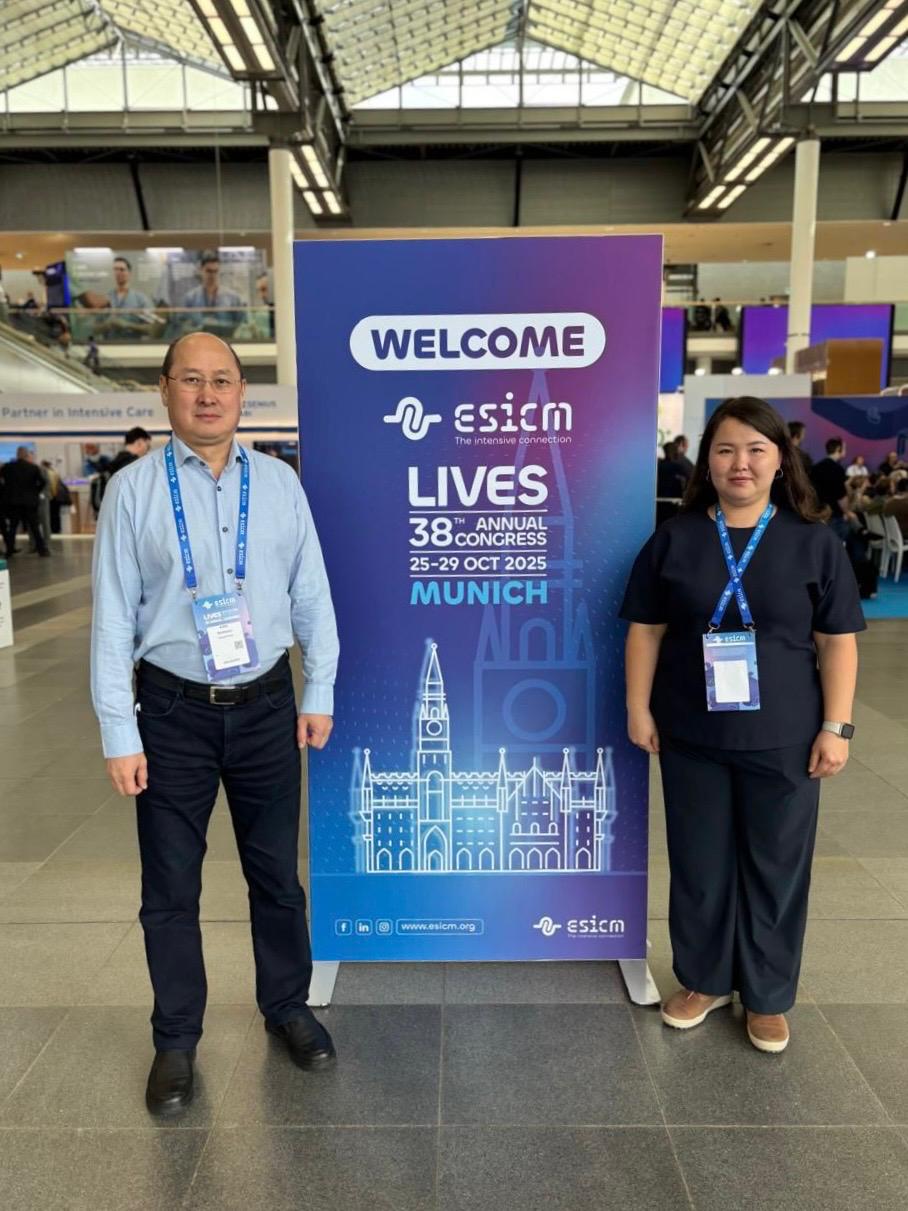 Kazakhstani researchers presented their scientific findings at the major European congress ESICM LIVES 2025