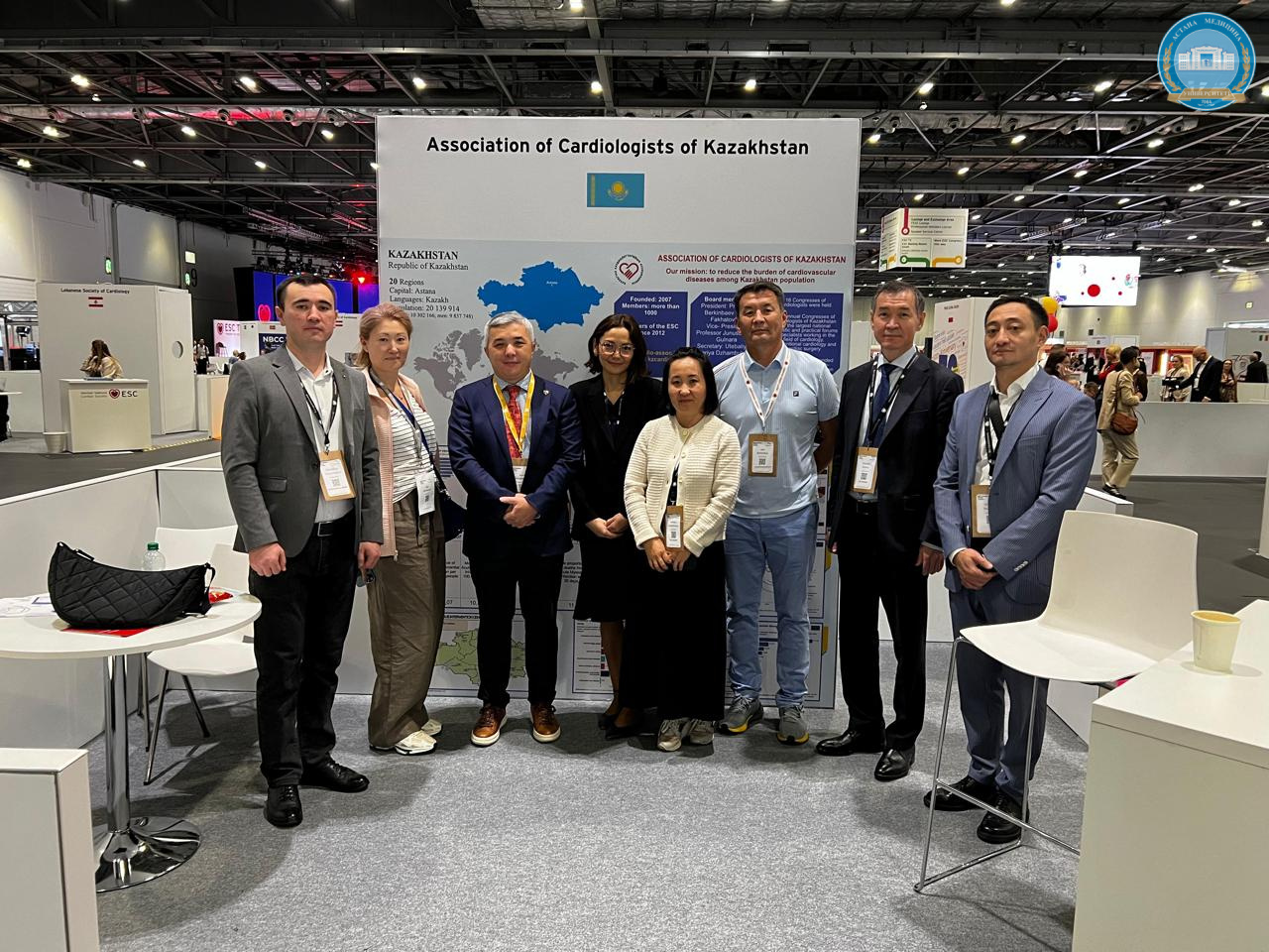 Professor Ayan Suleimenovich Abdrakhmanov Presented Groundbreaking Research at the 2024 European Society of Cardiology Congress in London