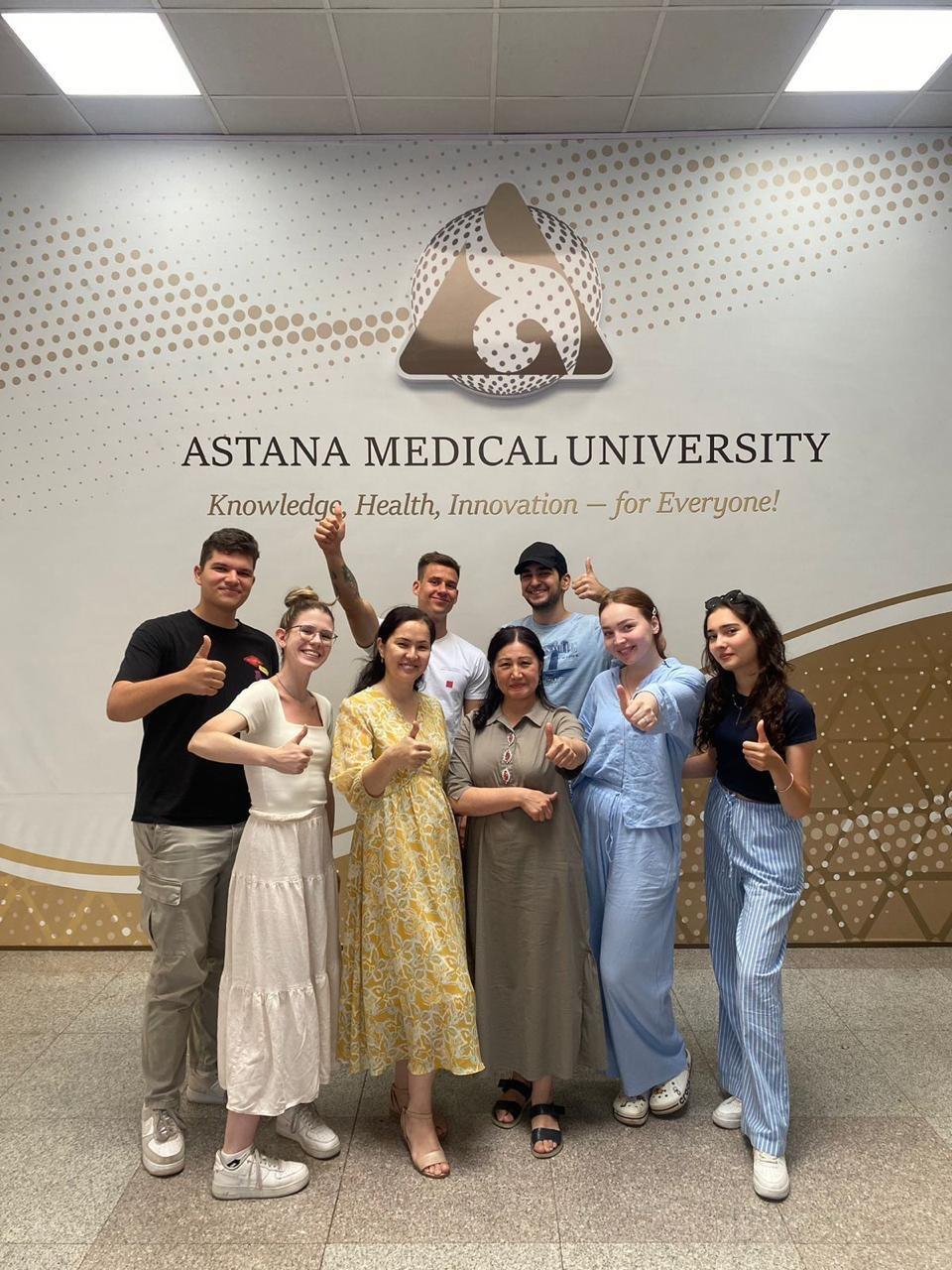 International internship for students at Astana Medical University