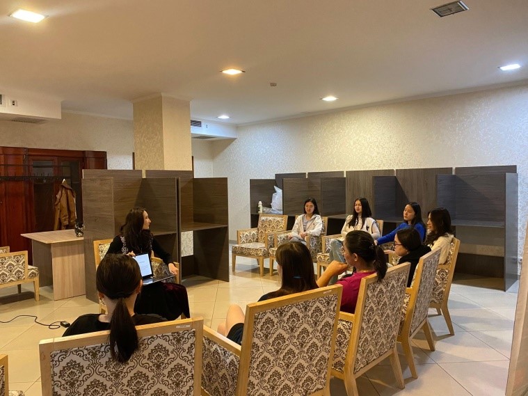 КеАҚ «Астана медициналық университеті» жатақханаларында өткен психологиялық тренингтер 