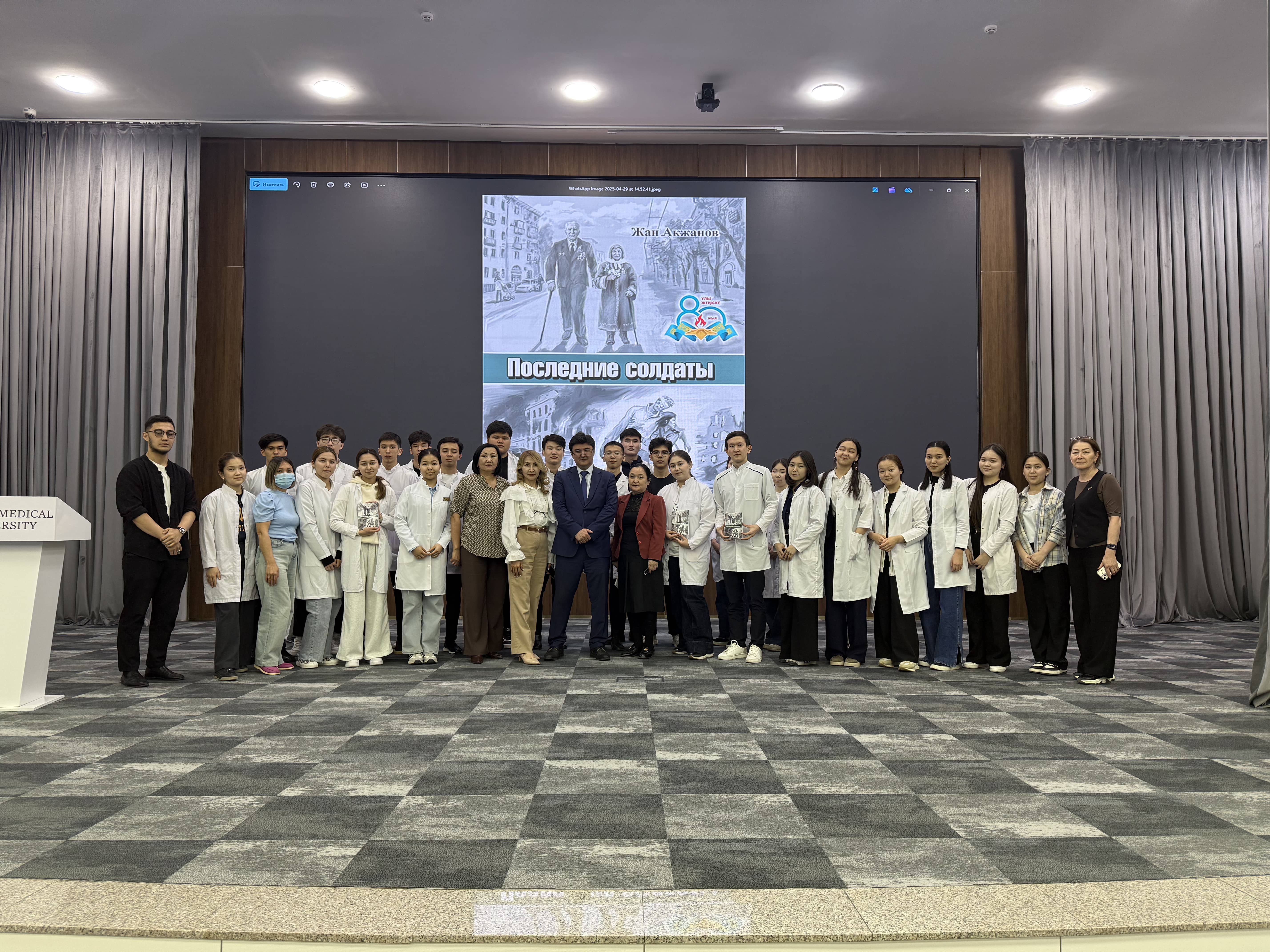 Creative visit of renowned kazakh writer Zhan Akzhanov