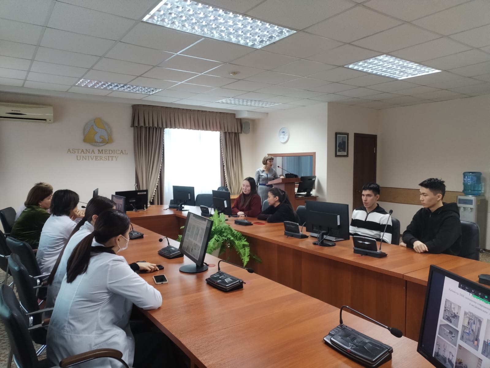 On January 22, 2025, an inspiring motivational meeting was held at Astana Medical University for students of the 1st and 2nd courses of the educational program "Kinesitherapy" and "Ergotherapy"