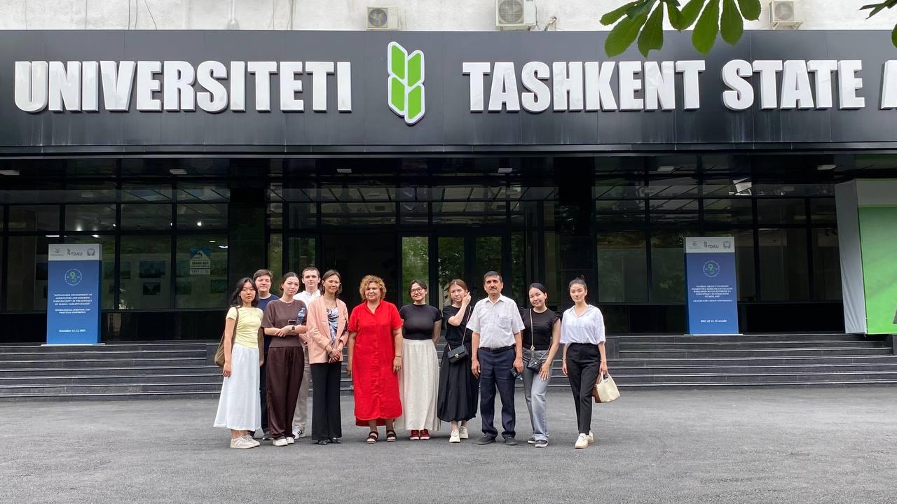 АстМУ студенттері академиялық ұтқырлық аясында Ташкентте практиканы аяқтады