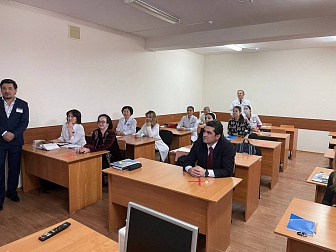 A delegation from the Tajik State Medical University named after Abuali Ibni Sino visited the Department of Normal Physiology
